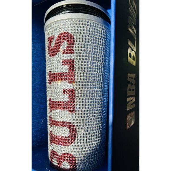 NEW Chicago Bulls Limited Edition NBA Bling Hydrapeak Tumbler 25 oz Rhinestones - Picture 15 of 16